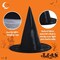 W-Plus Halloween Decorations Witch Hats – 8 Pack Black Hanging Witches Hats with 32 PCS 3D Bats, Indoor/Outdoor Halloween Decor & Witch Costume Accessories for Party Decoration